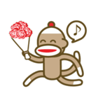 ミスターソックモンキーのハッピーライフ（個別スタンプ：39）