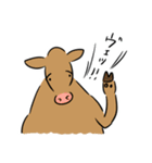 牛さんとファーマー（個別スタンプ：1）