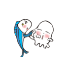 Squid V.S Saury（個別スタンプ：15）