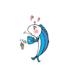 Squid V.S Saury（個別スタンプ：16）