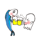 Squid V.S Saury（個別スタンプ：33）