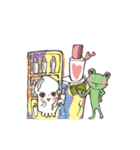 Squid V.S Saury（個別スタンプ：38）