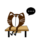 Small black cat 365 days（個別スタンプ：7）
