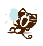 Small black cat 365 days（個別スタンプ：15）