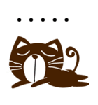 Small black cat 365 days（個別スタンプ：22）