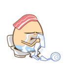 sad egg（個別スタンプ：28）