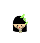 オカッパさん（個別スタンプ：3）