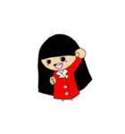 オカッパさん（個別スタンプ：16）
