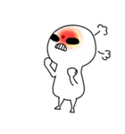 常にこの顔。透けてます（個別スタンプ：6）