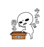 常にこの顔。透けてます（個別スタンプ：29）