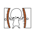 常にこの顔。透けてます（個別スタンプ：31）