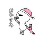 常にこの顔。透けてます（個別スタンプ：35）