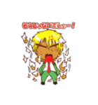 配達員スタンプ2。ポジティブ追加（個別スタンプ：16）