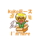 配達員スタンプ2。ポジティブ追加（個別スタンプ：24）