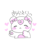 ファンシーくまこ（個別スタンプ：4）