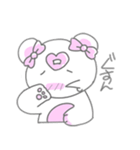 ファンシーくまこ（個別スタンプ：7）