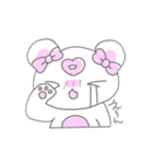 ファンシーくまこ（個別スタンプ：19）