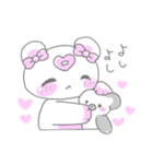 ファンシーくまこ（個別スタンプ：21）