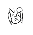しろねこのしろこ（個別スタンプ：3）