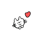 しろねこのしろこ（個別スタンプ：12）