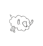 ポジティブ羊のメアリーファミリー♪（個別スタンプ：20）