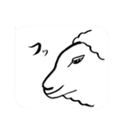 ポジティブ羊のメアリーファミリー♪（個別スタンプ：39）