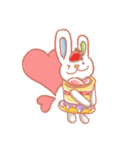 Dessert Rabbit(English)（個別スタンプ：1）