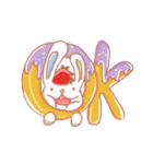 Dessert Rabbit(English)（個別スタンプ：4）