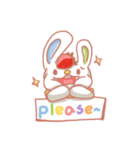 Dessert Rabbit(English)（個別スタンプ：7）