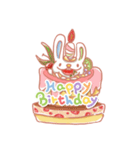 Dessert Rabbit(English)（個別スタンプ：29）