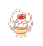 Dessert Rabbit(English)（個別スタンプ：35）
