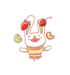 Dessert Rabbit(English)（個別スタンプ：40）