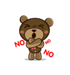 mat mee smile bear（個別スタンプ：3）