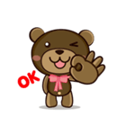 mat mee smile bear（個別スタンプ：4）