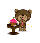 mat mee smile bear（個別スタンプ：35）