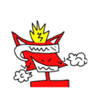 勢いがある牛（個別スタンプ：22）