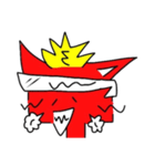 勢いがある牛（個別スタンプ：35）