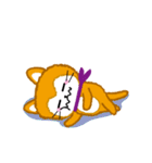ねこのビワ 1（個別スタンプ：16）