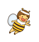 ミツバチとスズメバチスタンプ（個別スタンプ：7）