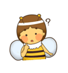 ミツバチとスズメバチスタンプ（個別スタンプ：12）