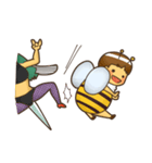 ミツバチとスズメバチスタンプ（個別スタンプ：32）
