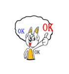 Cat of the afro hair（個別スタンプ：28）