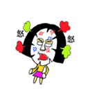 Sticker of face pack love girls and boys（個別スタンプ：19）