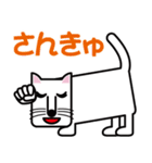 四角いねこ（個別スタンプ：14）