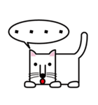 四角いねこ（個別スタンプ：19）