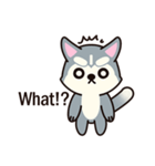 Huskies puppy(So into the cute dog)（個別スタンプ：4）