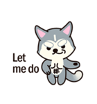 Huskies puppy(So into the cute dog)（個別スタンプ：5）