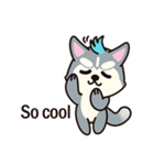 Huskies puppy(So into the cute dog)（個別スタンプ：20）