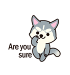 Huskies puppy(So into the cute dog)（個別スタンプ：24）