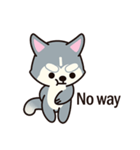 Huskies puppy(So into the cute dog)（個別スタンプ：26）